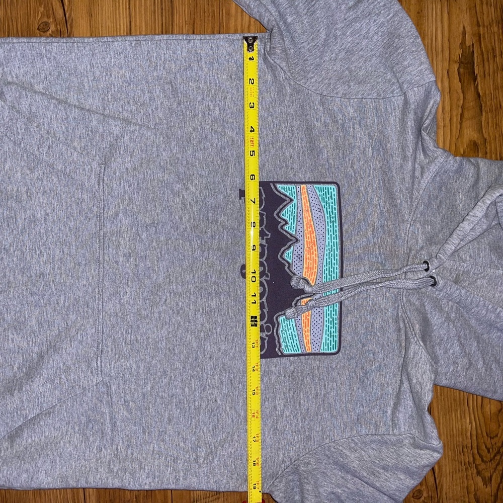 Patagonia Light Gray Men's Hoodie with Logo - Picture 5 of 6